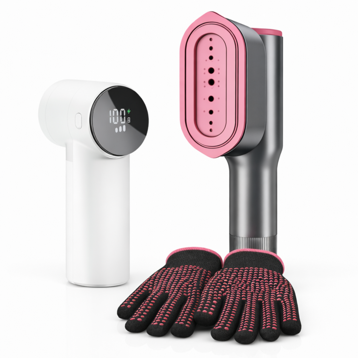 BELA PRESS Kit Essencial — DuoSteam™ + Lint Remover + SteamGuard