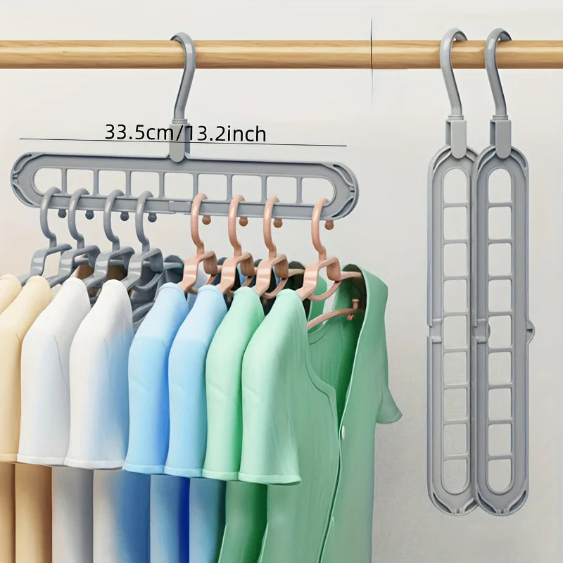 BELA PRESS SpaceMax — Kit com 9 Organizadores Verticais de Cabides