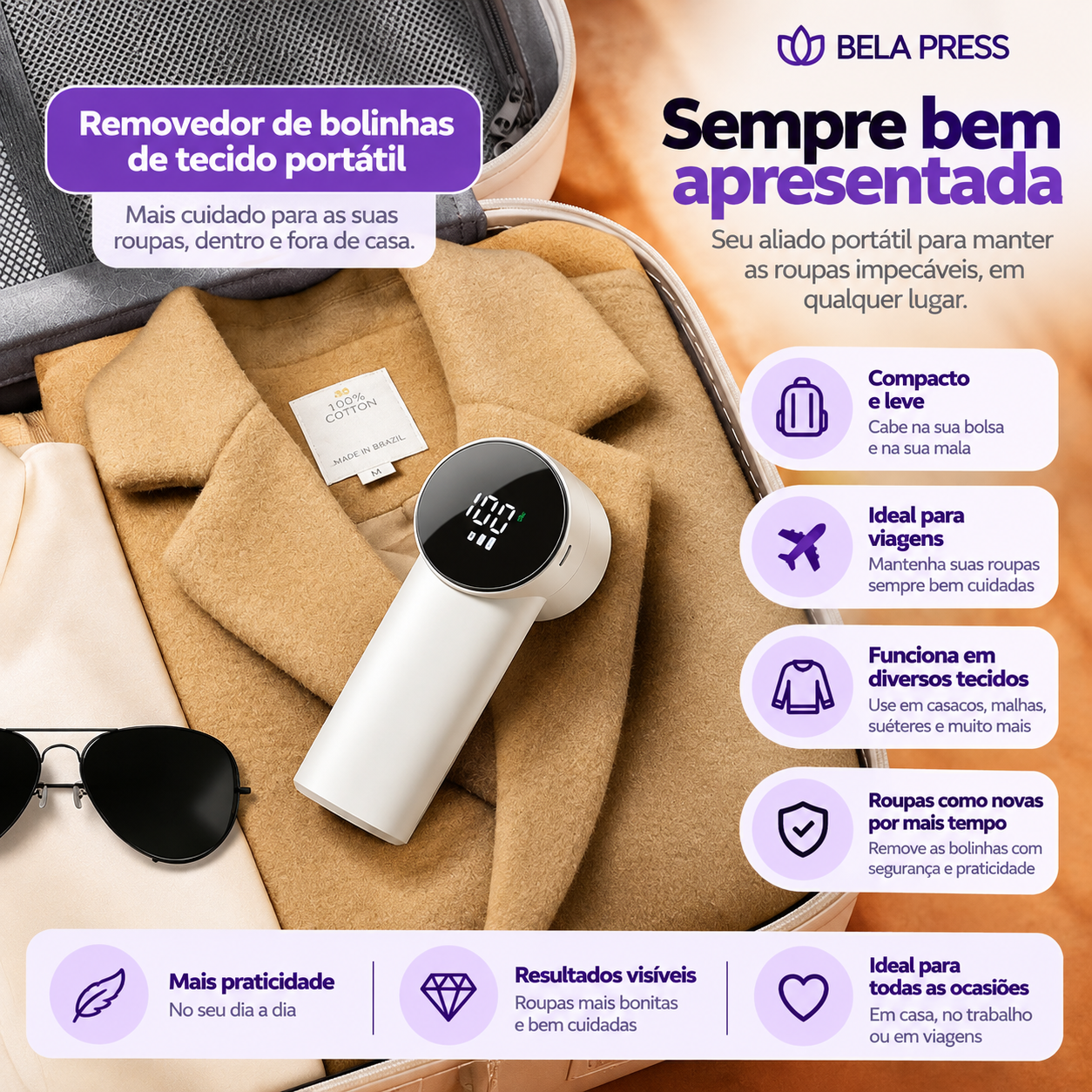 BELA PESS™ Lint Remover