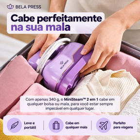 BELA PRESS™ MiniSteam 2 em 1