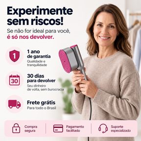 BELA PRESS Ferro e Vaporizador 2 em 1