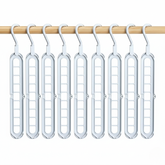 BELA PRESS SpaceMax — Kit com 9 Organizadores Verticais de Cabides