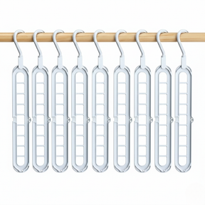 BELA PRESS SpaceMax — Kit com 9 Organizadores Verticais de Cabides