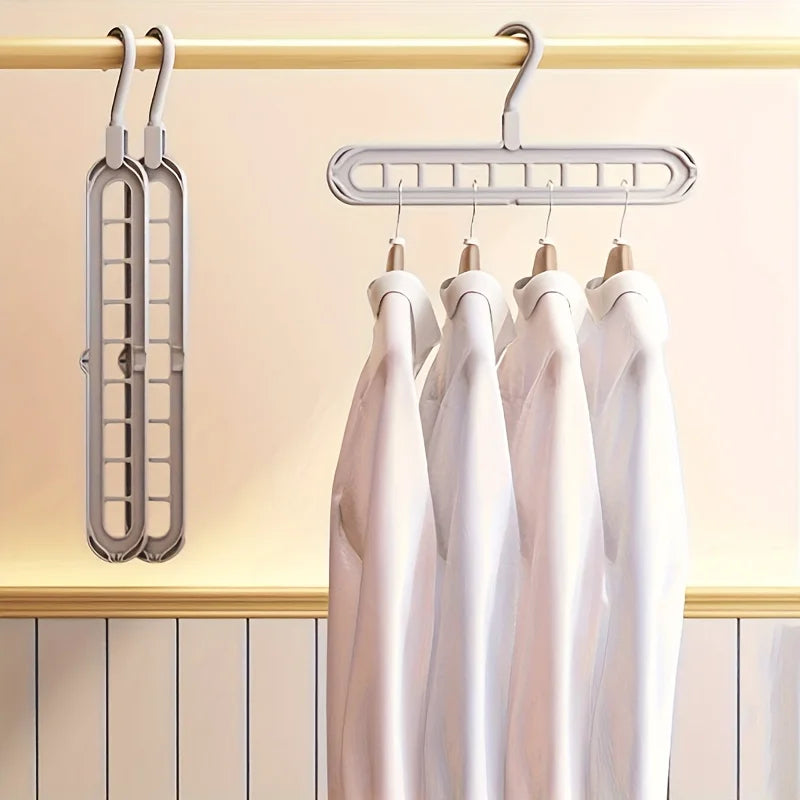BELA PRESS SpaceMax — Kit com 9 Organizadores Verticais de Cabides